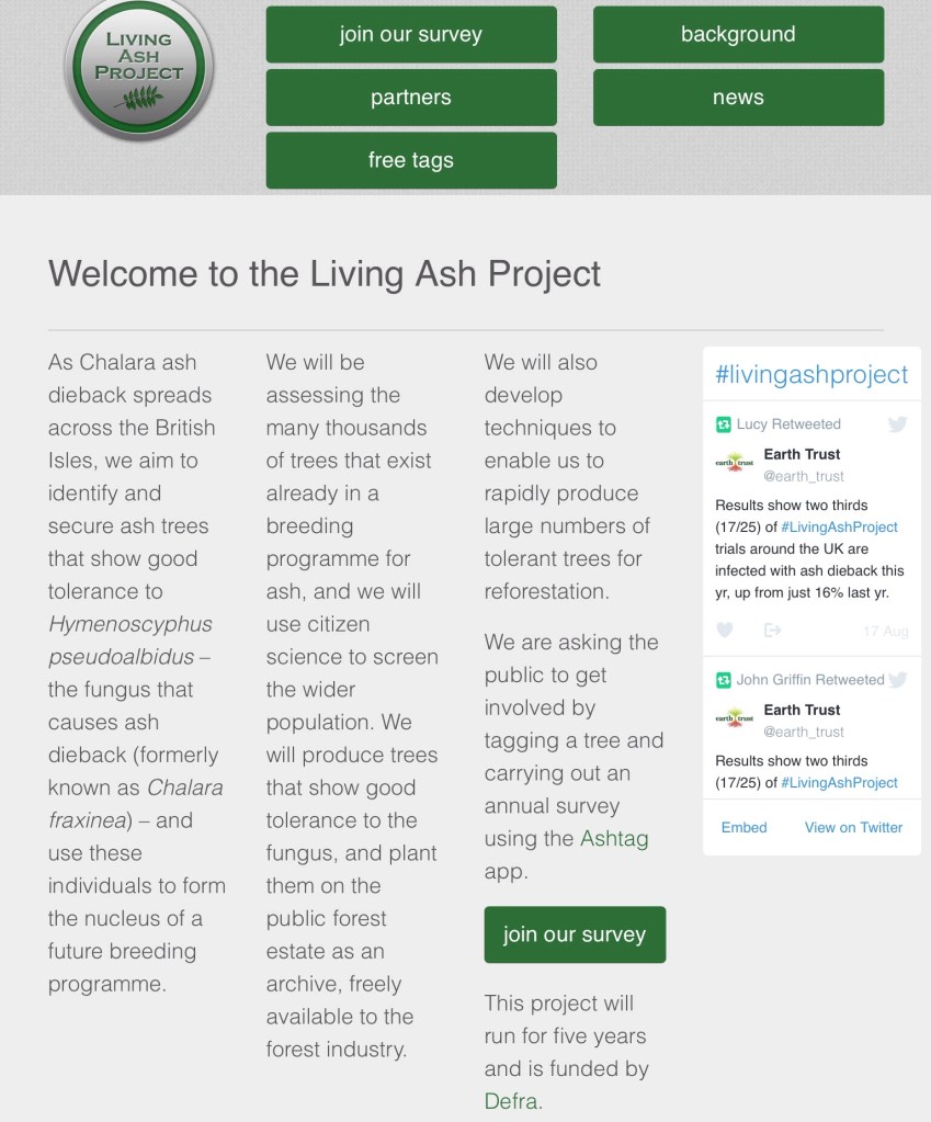 Living Ash Project