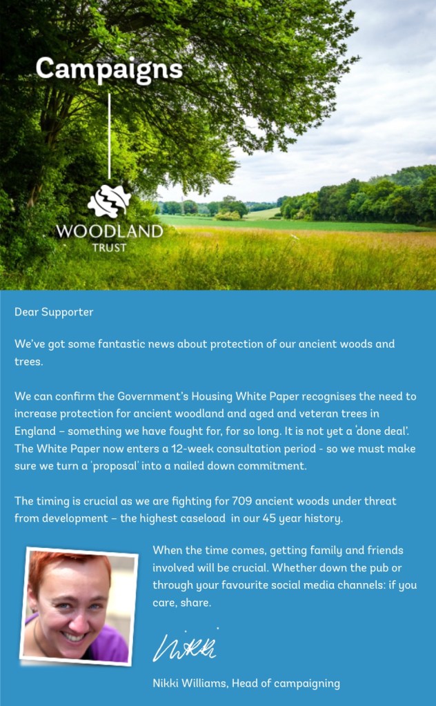 Woodland Trust Newsletter Feb 2017